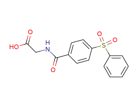 Molecular Structure of 618462-01-4 (4-benzenesulfonylhippuric acid)