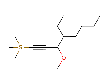 Molecular Structure of 1200697-26-2 ((4-ethyl-3-methoxyoct-1-ynyl)trimethylsilane)