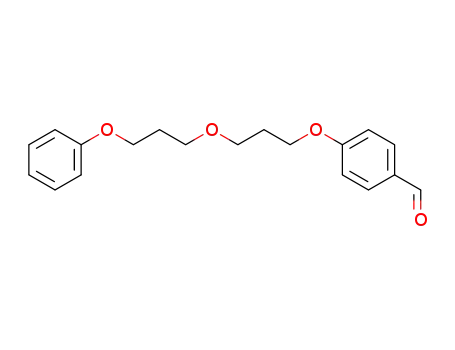 Molecular Structure of 656810-13-8 (Benzaldehyde, 4-[3-(3-phenoxypropoxy)propoxy]-)