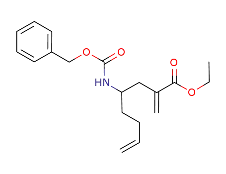ethyl 4-(((benzyloxy)carbonyl)amino)-2-methyleneoct-7-enoate