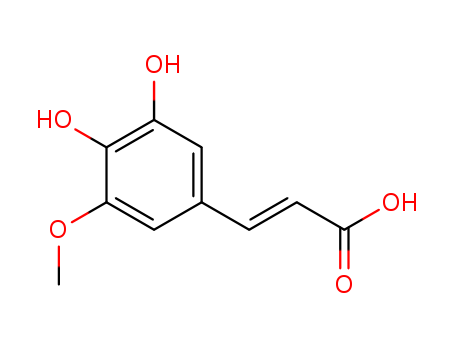 2-Propenoic acid, 3-(3,4-dihydroxy-5-methoxyphenyl)-, (2E)-