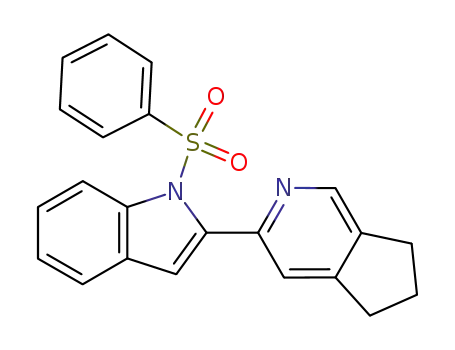 1H-Indole,
2-(6,7-dihydro-5H-cyclopenta[c]pyridin-3-yl)-1-(phenylsulfonyl)-