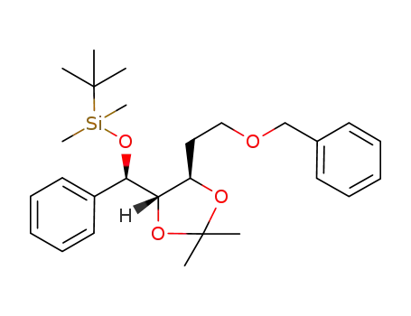 (1R,2S,3R)-5-(benzyloxy)-1-(tert-butyldimethylsiloxy)-2,3-(isopropylidenedioxy)-1-phenylpentane