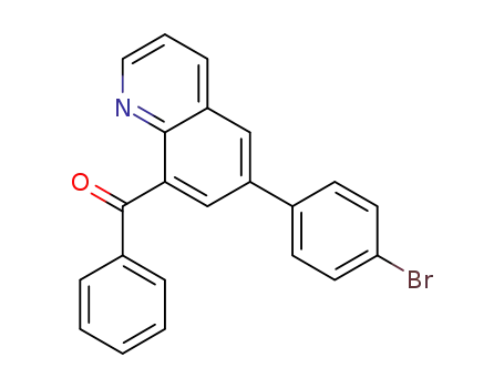 [6-(4-bromophenyl)quinolin-8-yl]-phenylmethanone