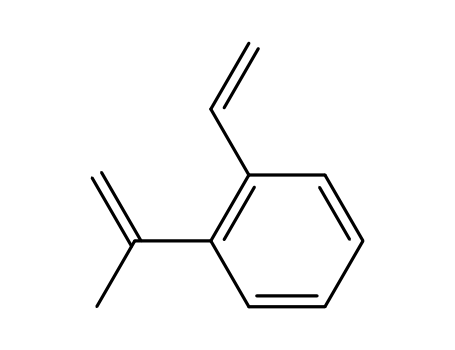 Molecular Structure of 31382-76-0 (Benzene, 1-ethenyl-2-(1-methylethenyl)-)