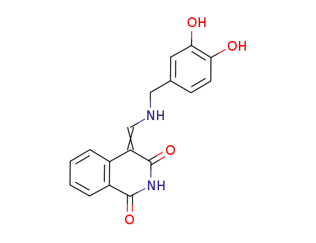 4-[(3,4-dihydroxybenzylamino)methylene]-4H-isoquinoline-1,3-dione