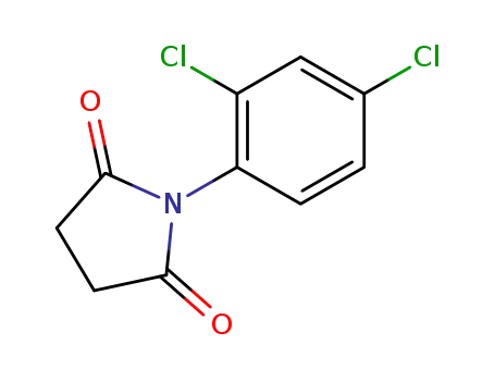 Molecular Structure of 15384-69-7 (1-(2,4-dichlorophenyl)pyrrolidine-2,5-dione)