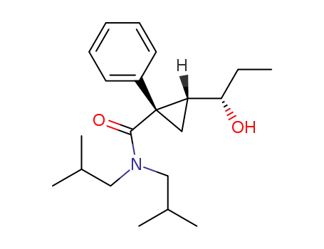 (1S,2R)-1-phenyl-2-[(S)-1-hydroxypropyl]-N,N-di-isobutylcyclopropanecarboxamide