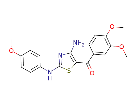 (2-(4-methoxyphenylamino)-4-aminothiazol-5-yl)(3,4-dimethoxyphenyl)methanone