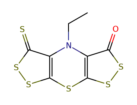4-ethyl-5-thioxo-4,5-dihydro-3H-bis[1,2]dithiolo[3,4-b:4',3'-e][1,4]thiazin-3-one