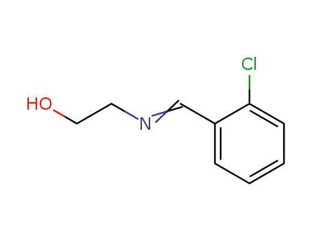 Molecular Structure of 71006-02-5 (2-(2-chloro-benzylideneamino)-ethanol)