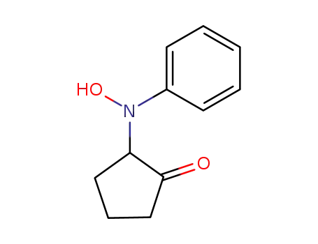 Cyclopentanone, 2-(hydroxyphenylamino)-, (-)- (9CI)