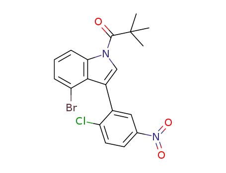 3-(2'-chloro-5'-nitrophenyl)-4-bromo-N-pivaloylindole
