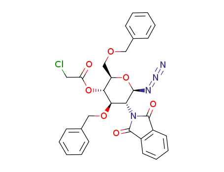 3,6-di-O-benzyl-4-O-chloroacetyl-2-deoxy-2-phthalimido-β-D-glucopyranosyl azide