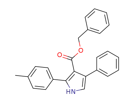 1H-Pyrrole-3-carboxylic acid, 2-(4-methylphenyl)-4-phenyl-,
phenylmethyl ester