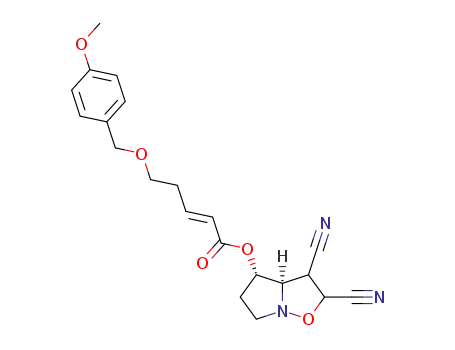 (4S)-2,3-dicyanohexahydropyrrolo[1,2-b]isoxazol-4-yl (2E)-5-(4-methoxybenzyloxy)-2-pentenoate