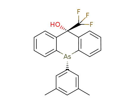 C<sub>22</sub>H<sub>18</sub>AsF<sub>3</sub>O