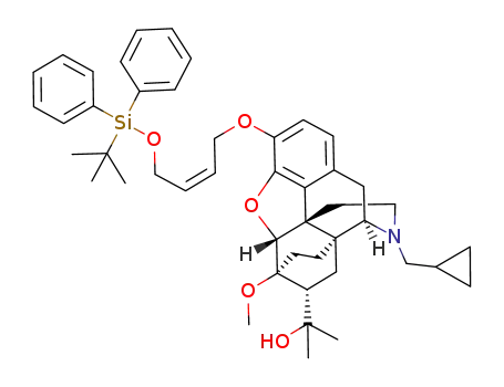 3-O-[(Z)-4-(tert-butyldiphenylsilyoxy)-but-2-enyl]diprenorphine