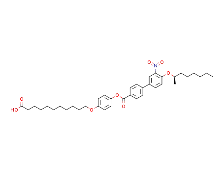 4''-[10-(hydroxycarbonyl)decyloxy]phenyl 4-[4'-(2-(R)-octyloxy)-3'-nitrophenyl]benzoate