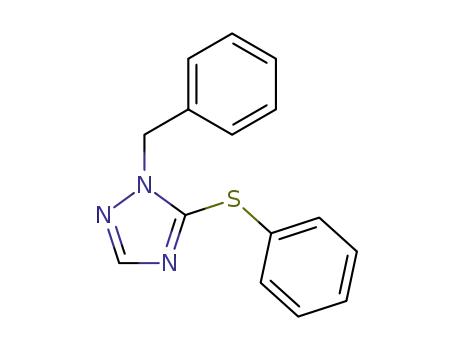 1-benzyl-5-phenylthio-1H-1,2,4-triazole
