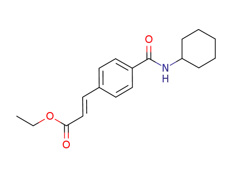 ethyl (2E)-3-{[(cyclohexylamino)carbonyl]}phenylacrylate