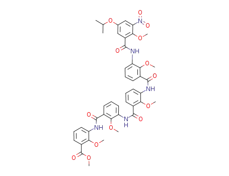 C<sub>44</sub>H<sub>43</sub>N<sub>5</sub>O<sub>14</sub>