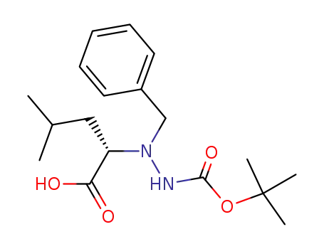 Hydrazinecarboxylic acid,
2-[(1S)-1-carboxy-3-methylbutyl]-2-(phenylmethyl)-, 1-(1,1-dimethylethyl)
ester