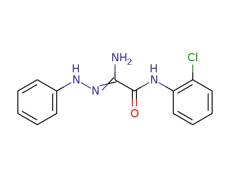 2-Amino-N-(2-chlorophenyl)-2-(2-phenylhydrazono)acetamide