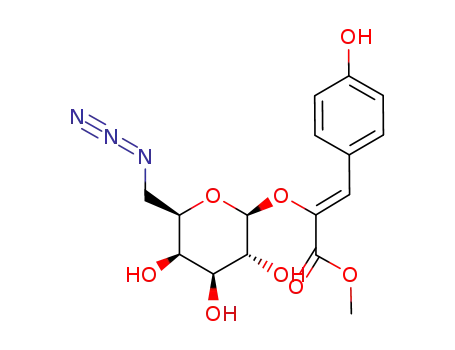 methyl (Z)-2-(6'-azido-β-D-galactopyranosyloxy)-3-p-hydroxyphenylacrylate