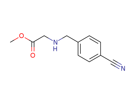 Glycine, N-[(4-cyanophenyl)methyl]-, methyl ester