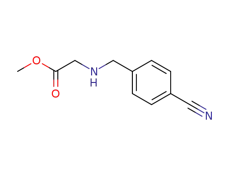 Glycine, N-[(4-cyanophenyl)methyl]-, methyl ester