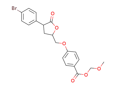 methoxymethyl 4-{[4-(4-bromophenyl)-5-oxotetrahydrofuran-2-yl]methoxy}benzoate