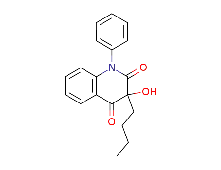Molecular Structure of 186766-15-4 ((3R)-3-butyl-3-hydroxy-1-phenylquinoline-2,4(1H,3H)-dione)