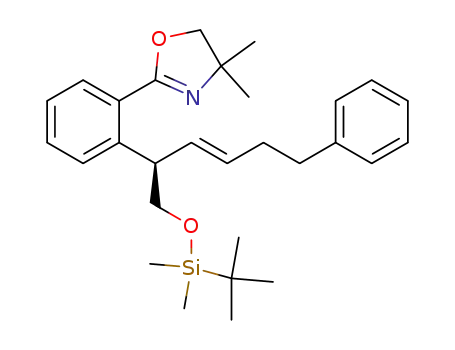(R,E)-1-[(tert-butyldimethylsilyl)oxy]-2-[2-(4,4-dimethyl-4,5-dihydrooxazol-2-yl)phenyl]-6-phenylhex-3-ene