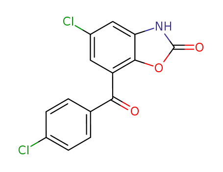 2(3H)-Benzoxazolone, 5-chloro-7-(4-chlorobenzoyl)-