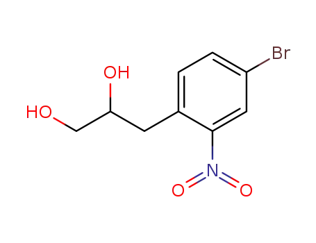 3-(4-bromo-2-nitro-phenyl)-propane-1,2-diol