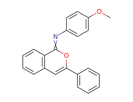 (4-methoxyphenyl)[3-phenyl-1H-2-benzopyran-1-ylidene]amine