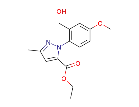 ethyl 1-(2-hydroxymethyl-4-methoxyphenyl)-3-methyl-1H-pyrazole-5-carboxylate
