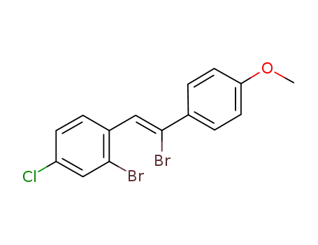 1-bromo-2-[(Z)-2-bromo-2-(4-methoxyphenyl)vinyl]-5-chlorobenzene