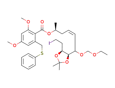 C<sub>32</sub>H<sub>43</sub>IO<sub>8</sub>S