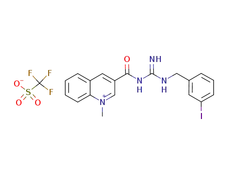 N-(3-iodobenzyl)-N'-(1-methyl-3-carbonyl-quinolinium)guanidine trifluoromethanesulfonate