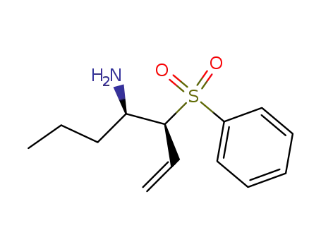 1-Hepten-4-amine, 3-(phenylsulfonyl)-, (3S,4R)-