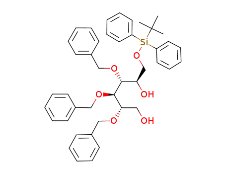 (2S,3R,4R,5R)-2,3,4-Tris-benzyloxy-6-(tert-butyl-diphenyl-silanyloxy)-hexane-1,5-diol