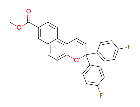 3,3-bis(4-fluorophenyl)-8-(methoxycarbonyl)-3H-naphtho[2,1-b]pyran