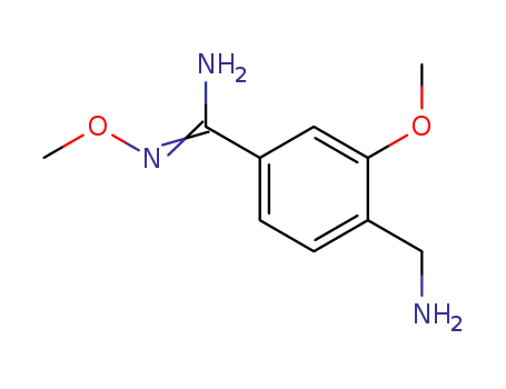4-aminomethyl-3,<i>N</i>-dimethoxy-benzamidine