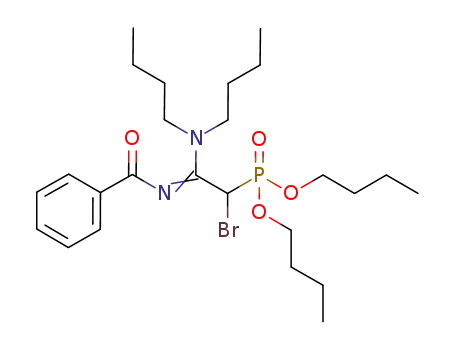 N<sub>1</sub>,N<sub>1</sub>-di(1-butyl)-N<sub>2</sub>-benzoyl(di(1-butoxy)phosphoryl)bromoacetamidine