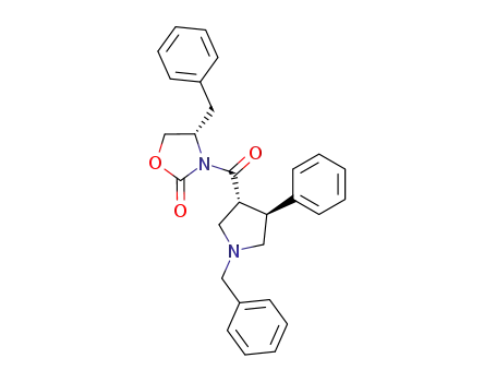 (S)-4-Benzyl-3-((3R,4S)-1-benzyl-4-phenyl-pyrrolidine-3-carbonyl)-oxazolidin-2-one
