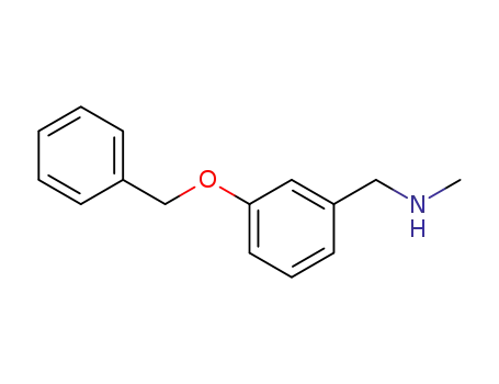 Molecular Structure of 214424-24-5 (N-(3-(BENZYLOXY)BENZYL)-N-METHYLAMINE)