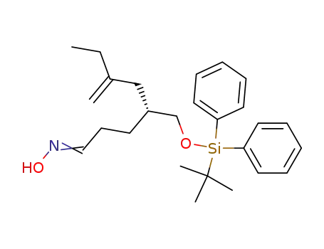 Octanal, 4-[[[(1,1-dimethylethyl)diphenylsilyl]oxy]methyl]-6-methylene-,
oxime, (4R)-