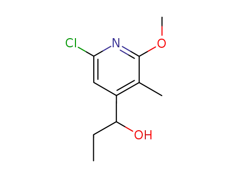6-chloro-4-[1-hydroxypropyl]-2-methoxy-5-methylpyridine